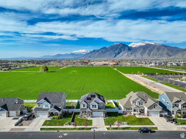 2385 E 430 S, Spanish Fork, UT 84660 - birds eye view of property featuring a mountain view and a residential view