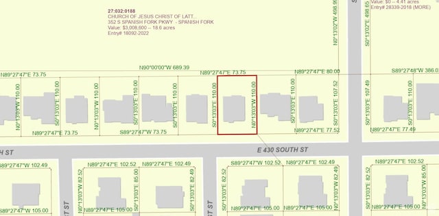 2385 E 430 S, Spanish Fork, UT 84660 - map