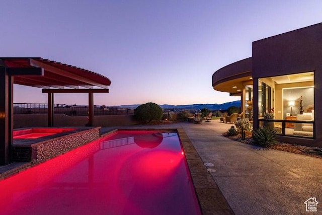 3052 N Snow Canyon Pkwy Unit 67, St George, UT 84770 - view of pool featuring fence and a pool with connected hot tub