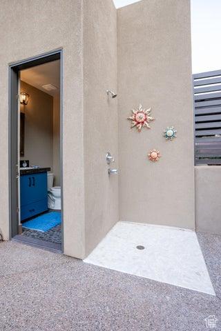 3052 N Snow Canyon Pkwy Unit 67, St George, UT 84770 - doorway to property featuring stucco siding