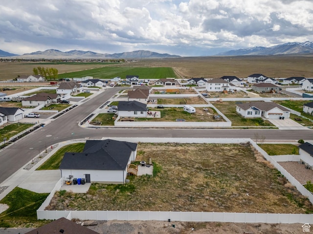 614 S Woodruff Way, Grantsville, UT 84029 - aerial view with a mountain view and a residential view