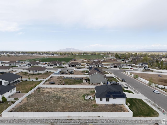 614 S Woodruff Way, Grantsville, UT 84029 - drone / aerial view featuring a mountain view and a residential view