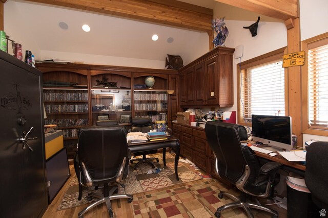 3090 N Rocky Rd E, Kamas, UT 84036 - home office with lofted ceiling