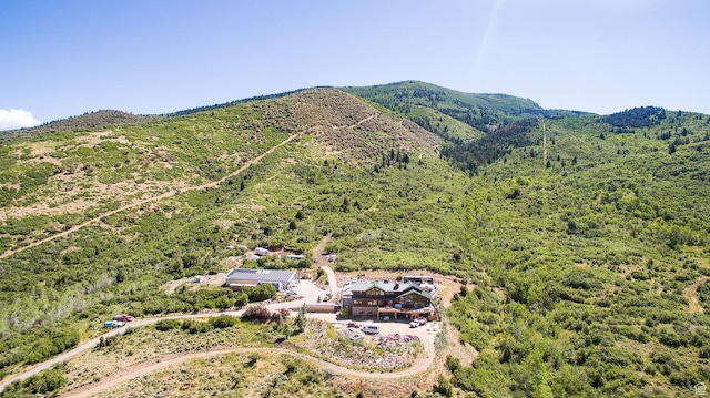 3090 N Rocky Rd E, Kamas, UT 84036 - drone / aerial view featuring a forest view and a mountain view
