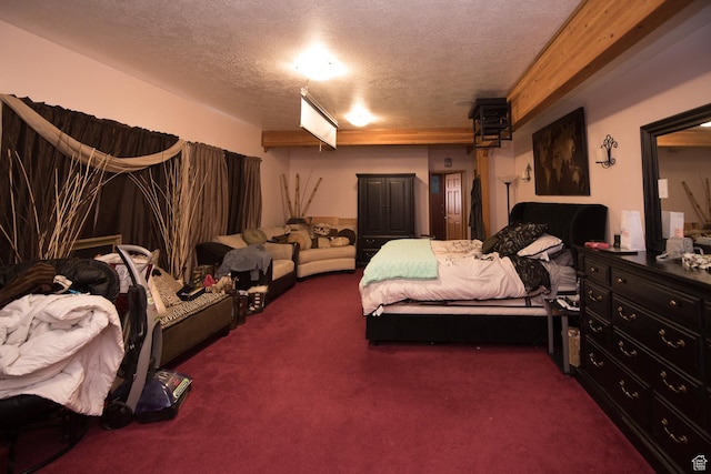 3090 N Rocky Rd E, Kamas, UT 84036 - carpeted bedroom with a textured ceiling