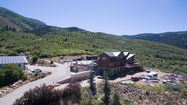 3090 N Rocky Rd E, Kamas, UT 84036 - bird's eye view featuring a view of trees and a mountain view