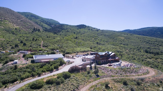 3090 N Rocky Rd E, Kamas, UT 84036 - birds eye view of property with a forest view and a mountain view
