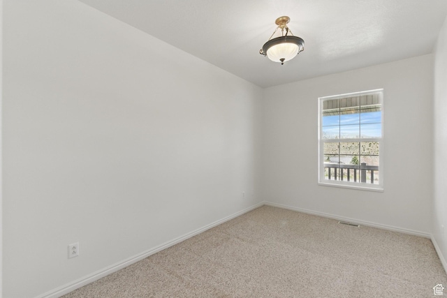 150 S Haulage Rd, Eureka, UT 84628 - spare room featuring visible vents, carpet floors, and baseboards