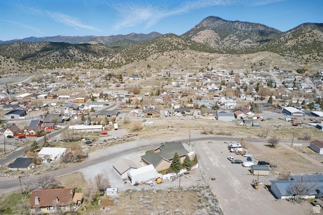150 S Haulage Rd, Eureka, UT 84628 - bird's eye view featuring a mountain view and a residential view