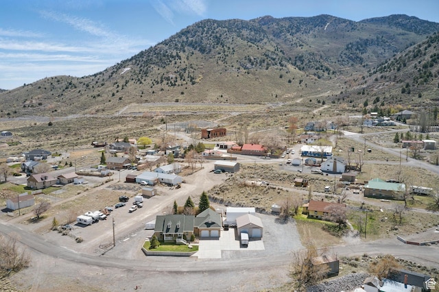 150 S Haulage Rd, Eureka, UT 84628 - birds eye view of property with a mountain view
