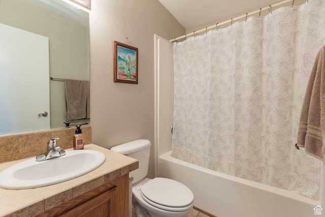 303 W 2000 S, Vernal, UT 84078 - full bath featuring shower / bath combination with curtain, toilet, and vanity