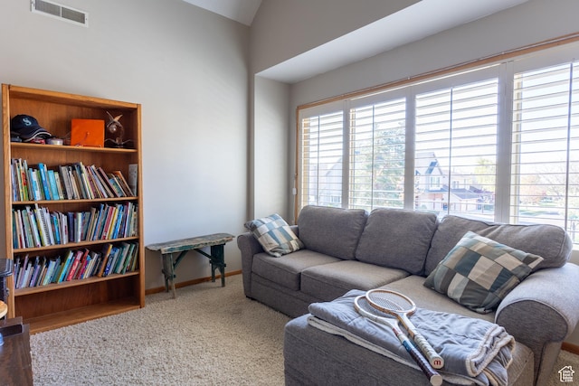2548 E Cobblestone Way, Sandy, UT 84093 - living room featuring vaulted ceiling