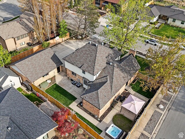 3131 E Alta Hills Dr S, Cottonwood Heights, UT 84093 - bird's eye view featuring a residential view