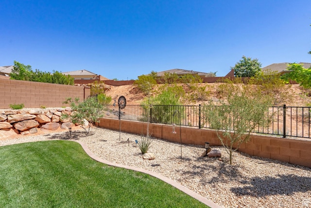 658 N Sage Crest Dr, Washington, UT 84780 - view of yard featuring a fenced backyard