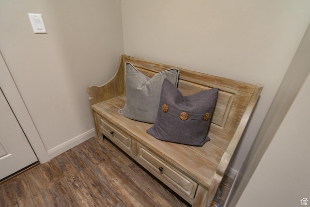 658 N Sage Crest Dr, Washington, UT 84780 - mudroom with dark wood-type flooring and baseboards