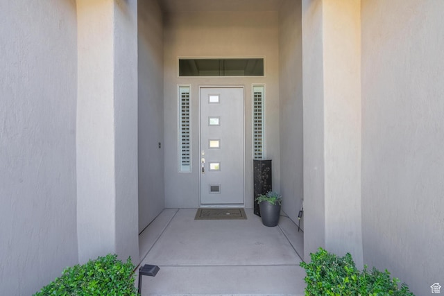 658 N Sage Crest Dr, Washington, UT 84780 - view of exterior entry featuring stucco siding
