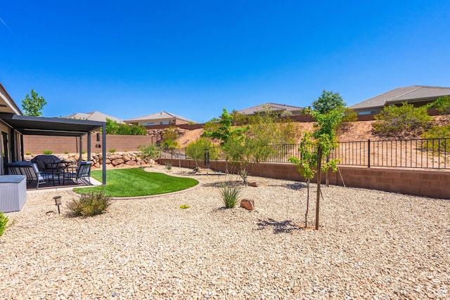 658 N Sage Crest Dr, Washington, UT 84780 - view of yard with a patio and a fenced backyard