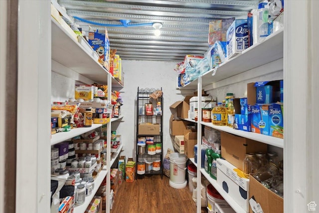 view of pantry