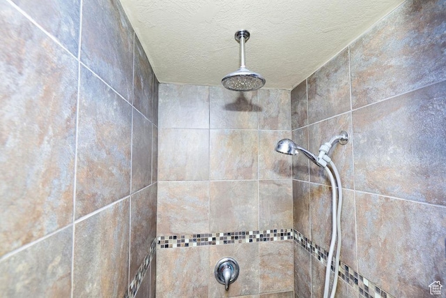 1410 S 4100 W, Syracuse, UT 84075 - interior details featuring a tile shower and a textured ceiling