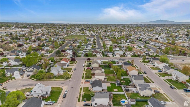 4799 S 3950 W, Roy, UT 84067 - drone / aerial view featuring a mountain view and a residential view