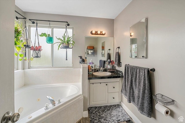 4799 S 3950 W, Roy, UT 84067 - full bath featuring a whirlpool tub and vanity
