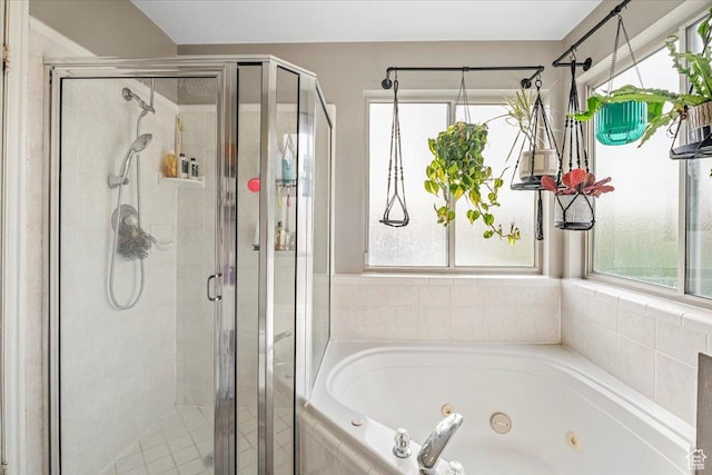 4799 S 3950 W, Roy, UT 84067 - bathroom featuring a shower stall and a whirlpool tub