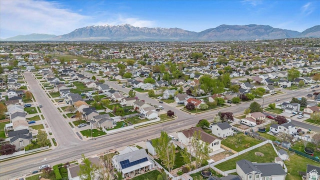 4799 S 3950 W, Roy, UT 84067 - birds eye view of property with a residential view and a mountain view