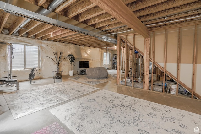 9061 N Clubhouse Ln, Eagle Mountain, UT 84005 - below grade area with gas water heater