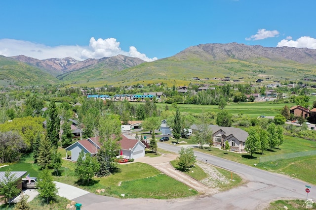 3677 N Willowbrook Ln, Eden, UT 84310 - bird's eye view with a mountain view