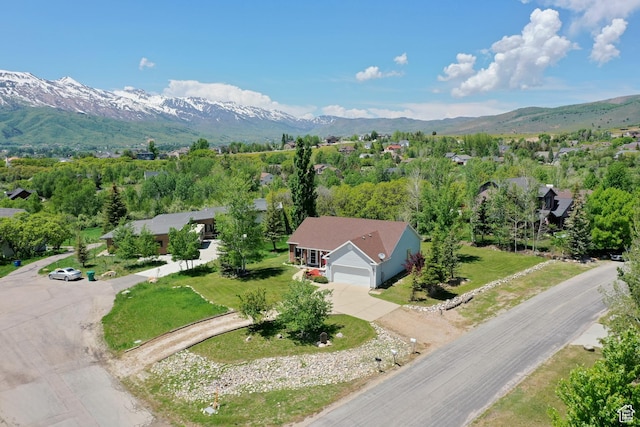 3677 N Willowbrook Ln, Eden, UT 84310 - aerial view featuring a mountain view
