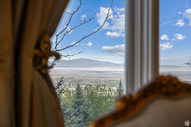 1714 Ridge Point Dr, Bountiful, UT 84010 - details featuring a water and mountain view