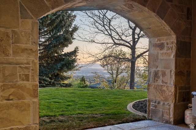 1714 Ridge Point Dr, Bountiful, UT 84010 - exterior space featuring stone siding