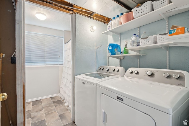 472 W 330 S, American Fork, UT 84003 - laundry area featuring baseboards, washing machine and clothes dryer, and laundry area