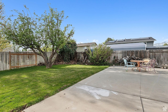 472 W 330 S, American Fork, UT 84003 - view of yard featuring a patio and a fenced backyard