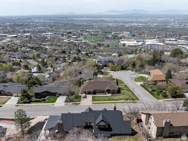 4120 S Beus Dr E, Ogden, UT 84403 - aerial view featuring a mountain view and a residential view