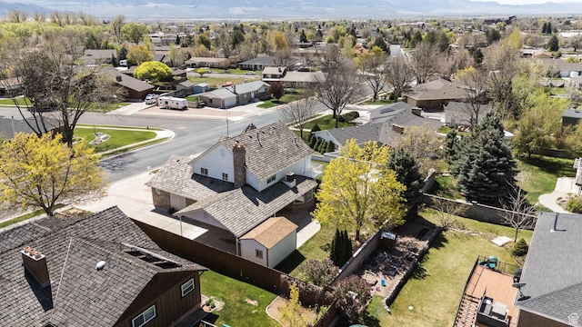 889 Upland Dr, Richfield, UT 84701 - drone / aerial view with a mountain view and a residential view