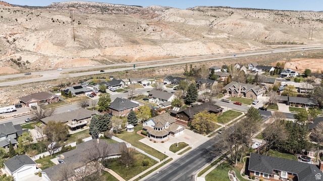 889 Upland Dr, Richfield, UT 84701 - birds eye view of property featuring a residential view and a mountain view