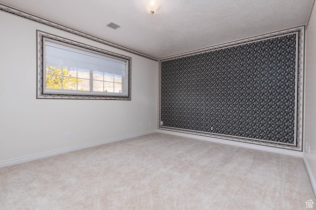 889 Upland Dr, Richfield, UT 84701 - carpeted spare room featuring baseboards, visible vents, and a textured ceiling