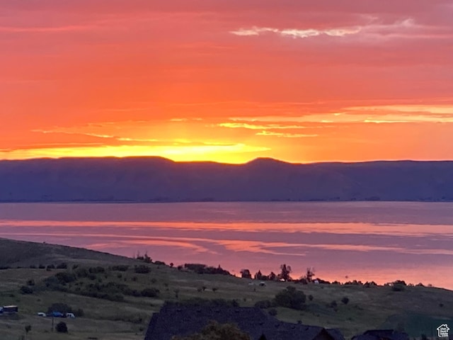 728 Loveland Ln, Fish Haven, ID 83287 - property view of water featuring a mountain view