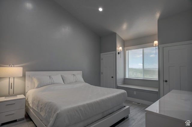 728 Loveland Ln, Fish Haven, ID 83287 - bedroom featuring lofted ceiling