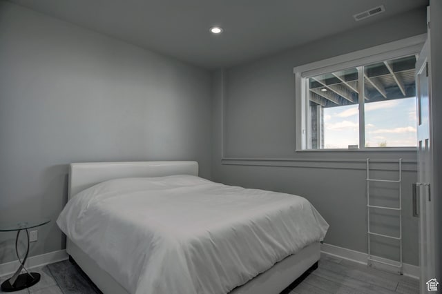 728 Loveland Ln, Fish Haven, ID 83287 - bedroom featuring visible vents, recessed lighting, and baseboards