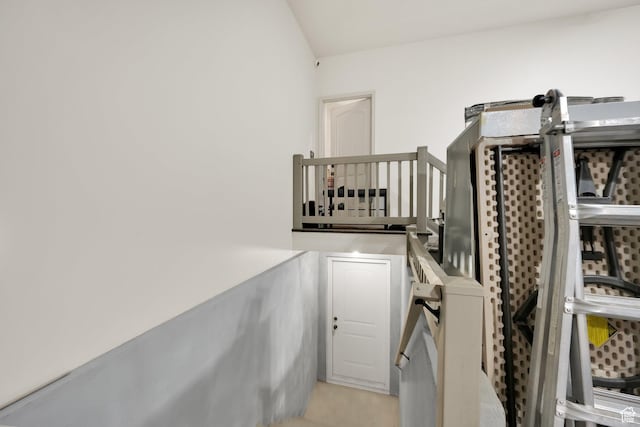 302 Old Farm Rd, Erda, UT 84074 - stairs featuring lofted ceiling