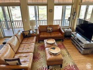 620 W Cisco Run Run, Garden City, UT 84028 - sunroom with wood finished floors