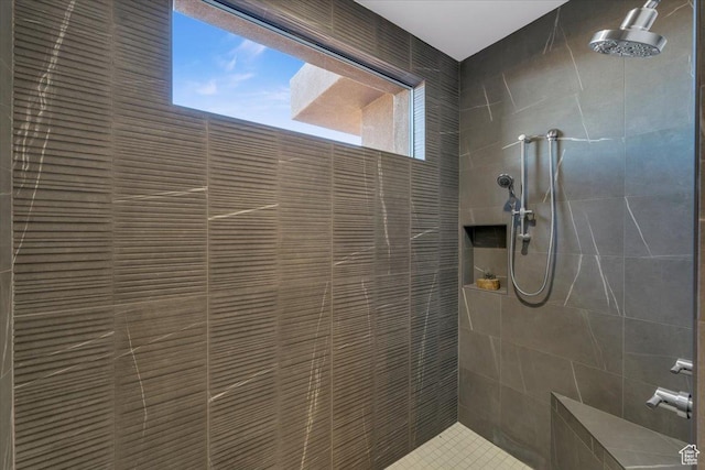 533 S Kwavasa Dr, Ivins, UT 84738 - bathroom featuring tiled shower