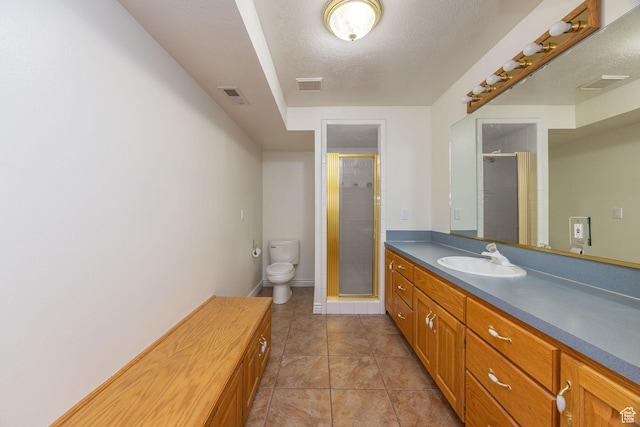1910 E Canyon Ridge Dr, North Logan, UT 84341 - full bath featuring vanity, visible vents, toilet, and a stall shower