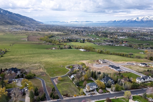 1910 E Canyon Ridge Dr, North Logan, UT 84341 - drone / aerial view featuring a rural view and a mountain view