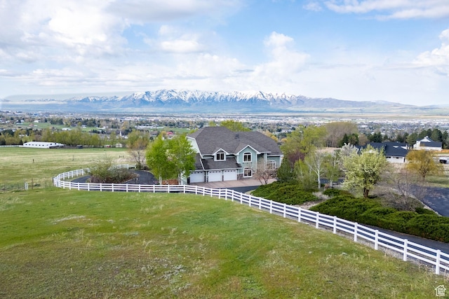 1910 E Canyon Ridge Dr, North Logan, UT 84341 - birds eye view of property featuring a mountain view