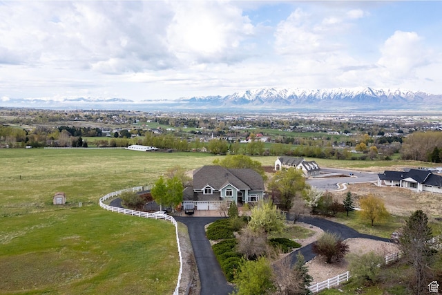 1910 E Canyon Ridge Dr, North Logan, UT 84341 - aerial view featuring a mountain view