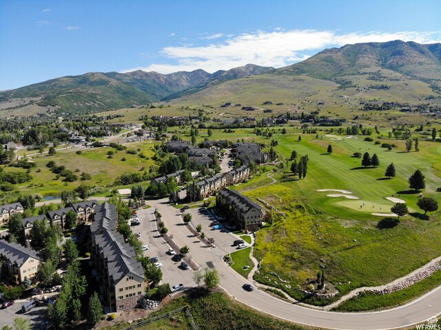 3634 N Huntsman Path Unit C201, Eden, UT 84310 - birds eye view of property featuring golf course view and a mountain view
