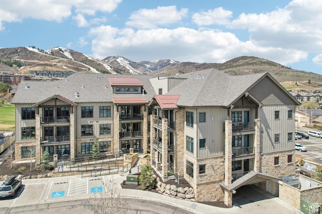 view of property featuring a mountain view